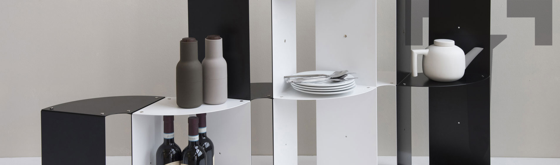 Etagere d'angle cuisine