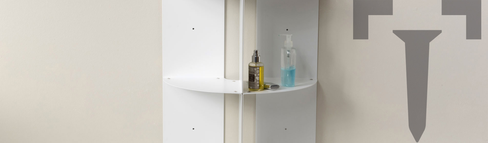 Etagere d'angle rangement