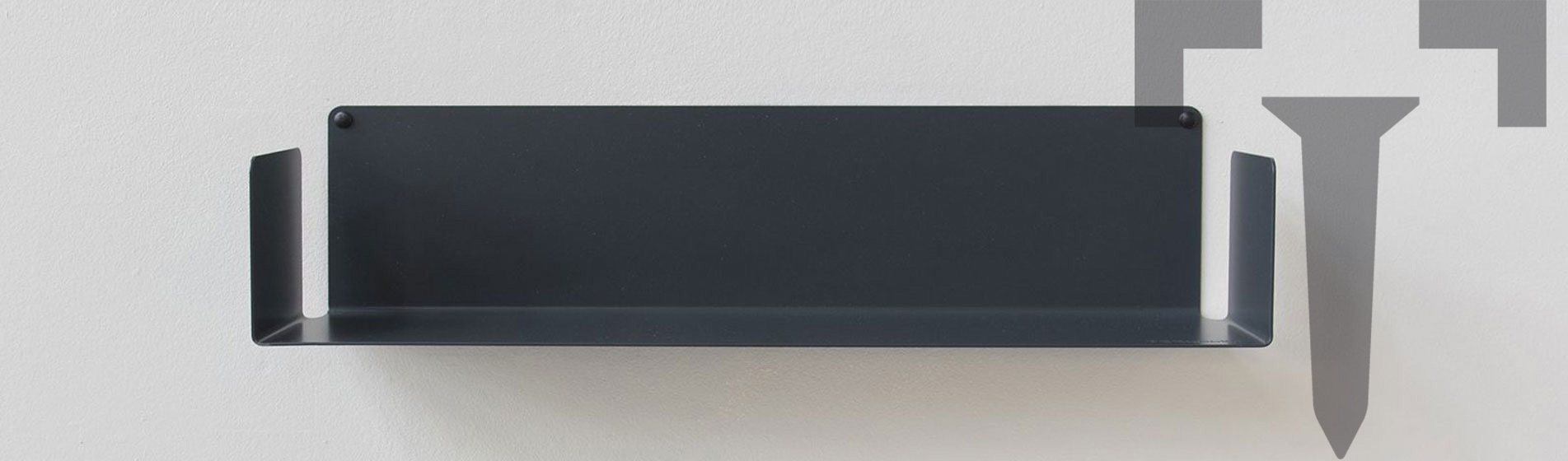 Grande étagère murale 45x15 cm