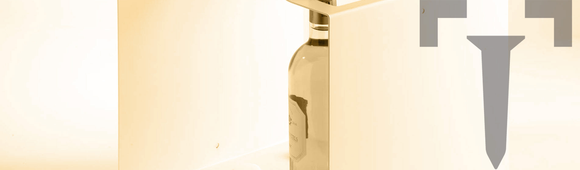 Etagere porte-bouteilles pratique