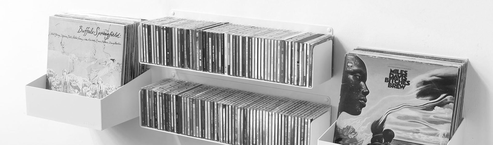 Grande étagère range cd etroite