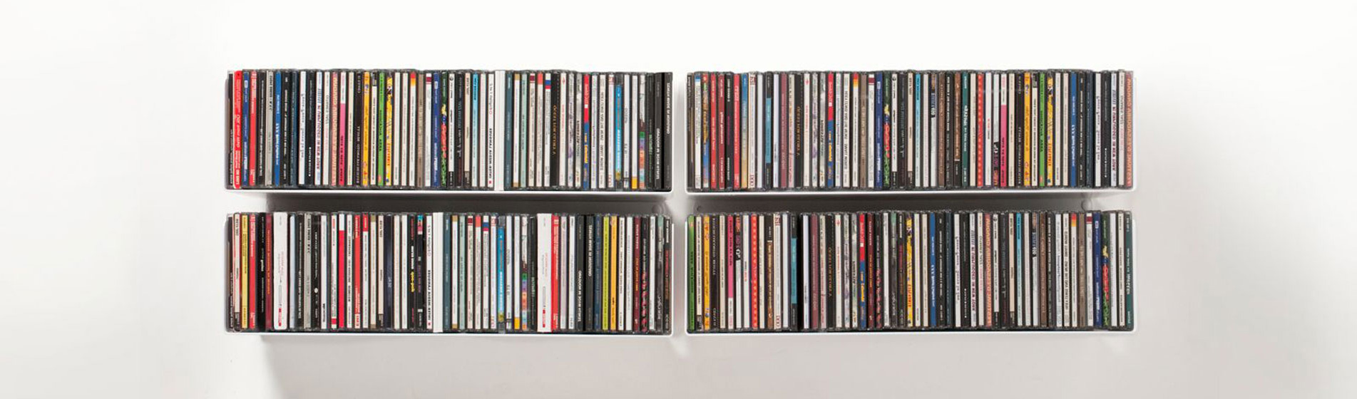 étagère range CD design a parete Paris