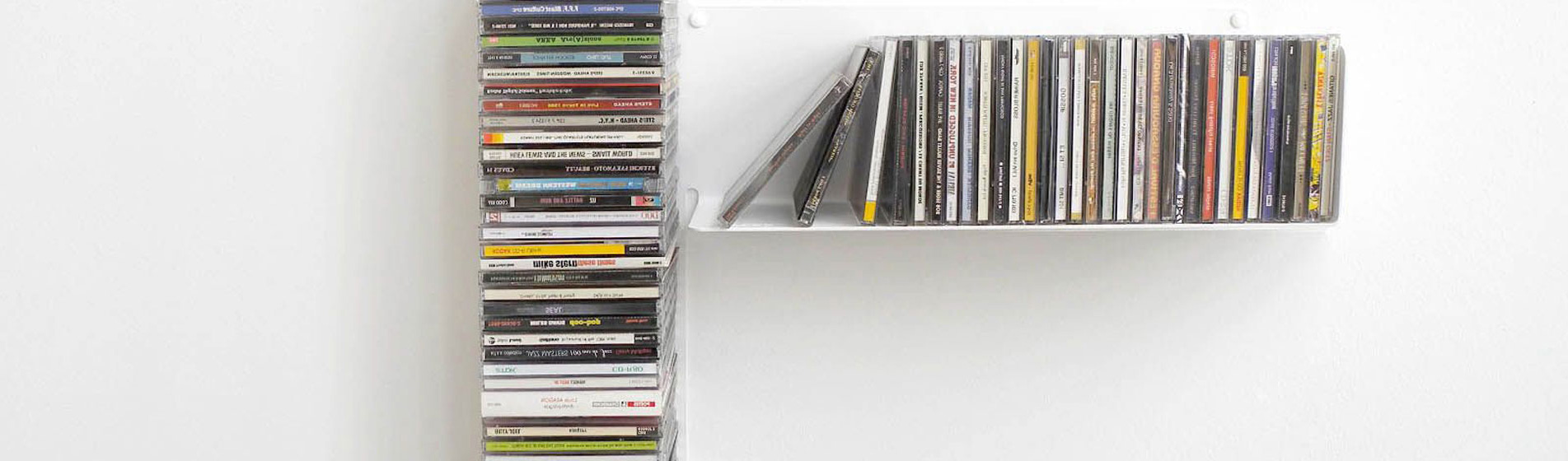présentoir étagère range CD moderne Paris