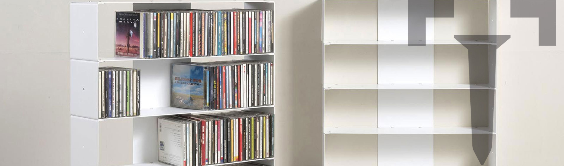 Etagere range cd suspendue