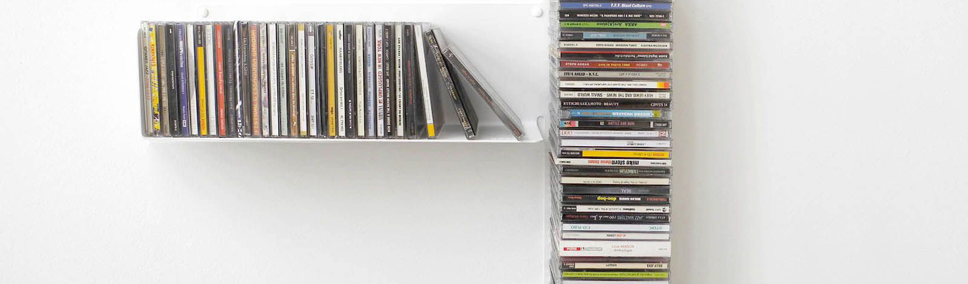 Achat étagère range cd design a parete