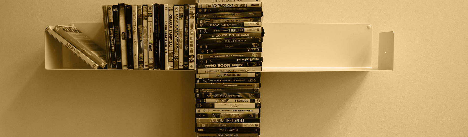 achat étagère range DVD moderne Paris