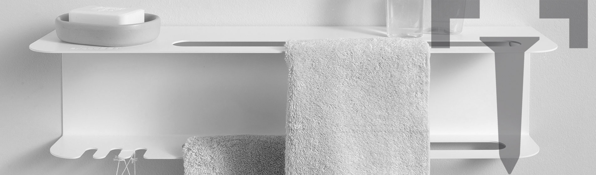 Etagere salle de bain invisible