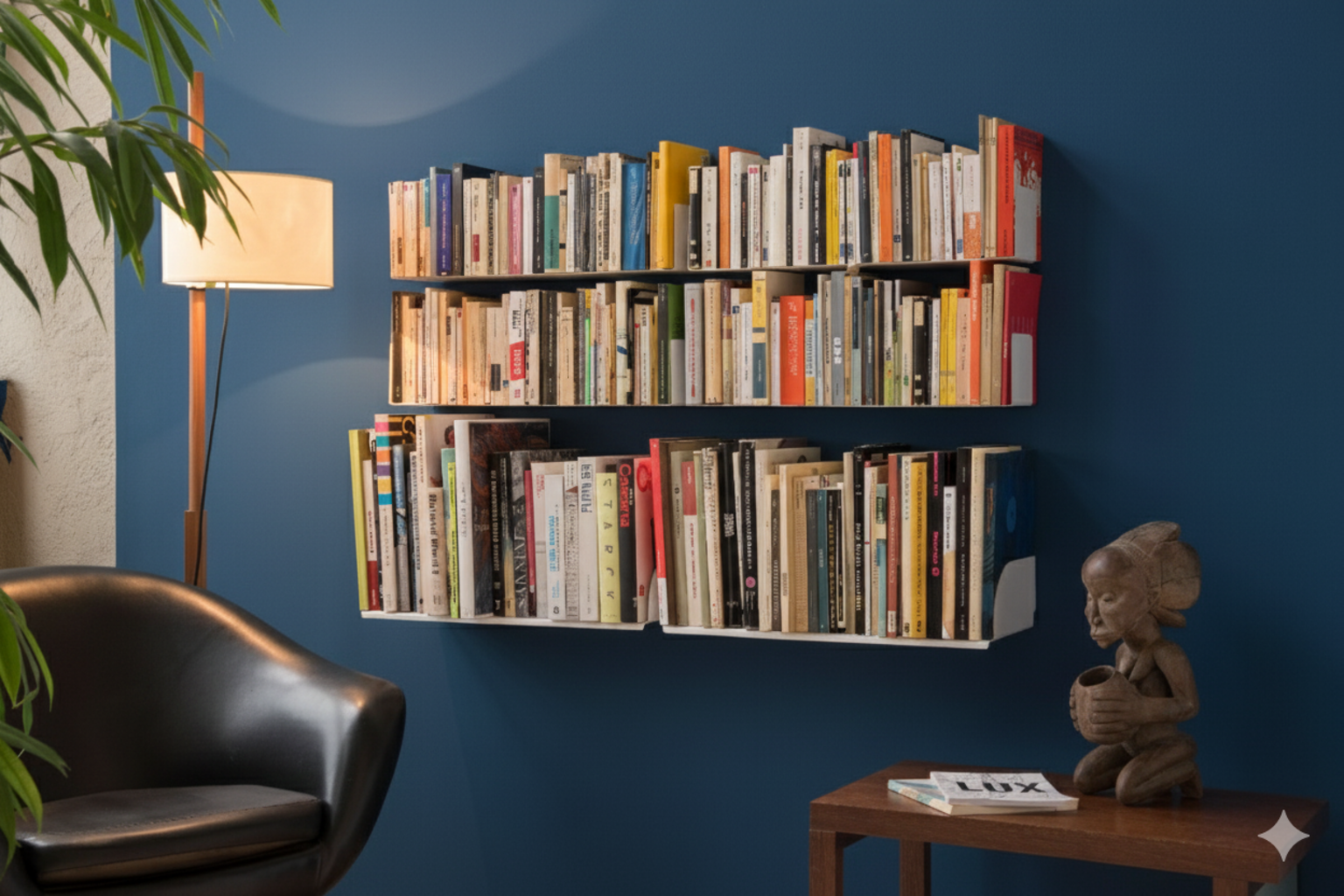 Bibliothèque murale décoration