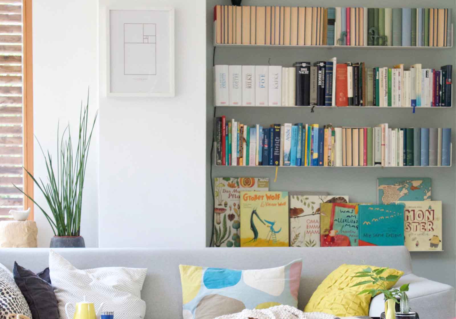 10 idées pour aménager une bibliothèque murale dans son salon